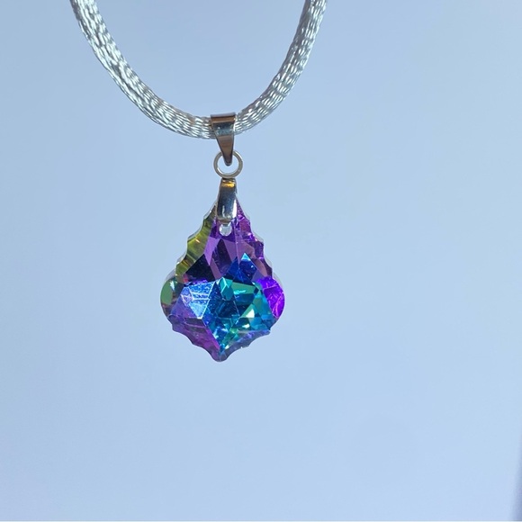 Elegant Purple and Blue drop Pendant car charm - Picture 3 of 8